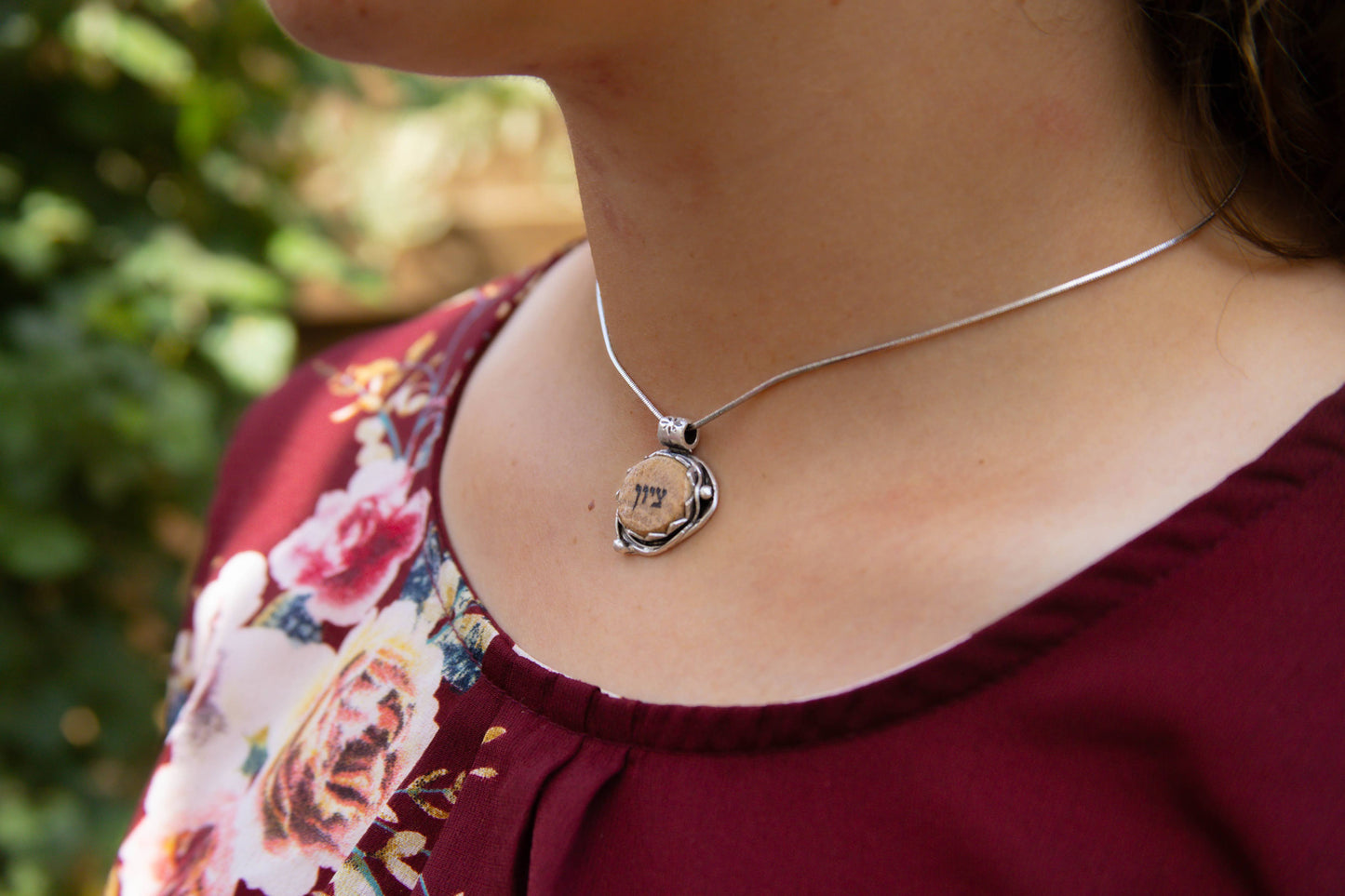 Silver Crown Necklace