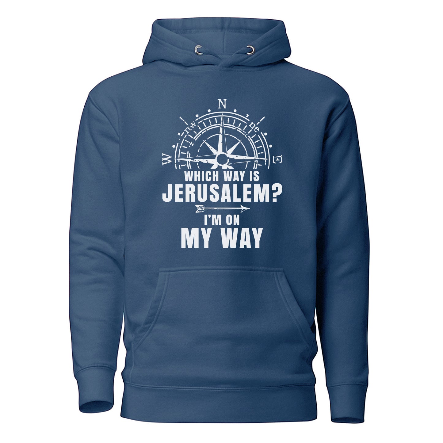 "Which Way is Jerusalem?" Hoodie