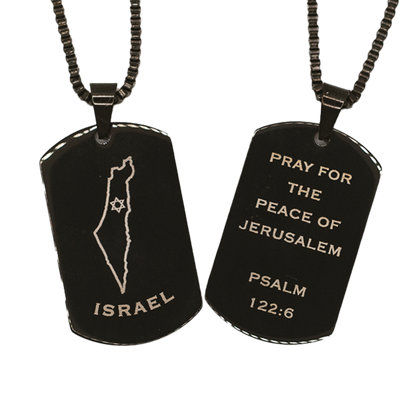 Israel Tag Necklace