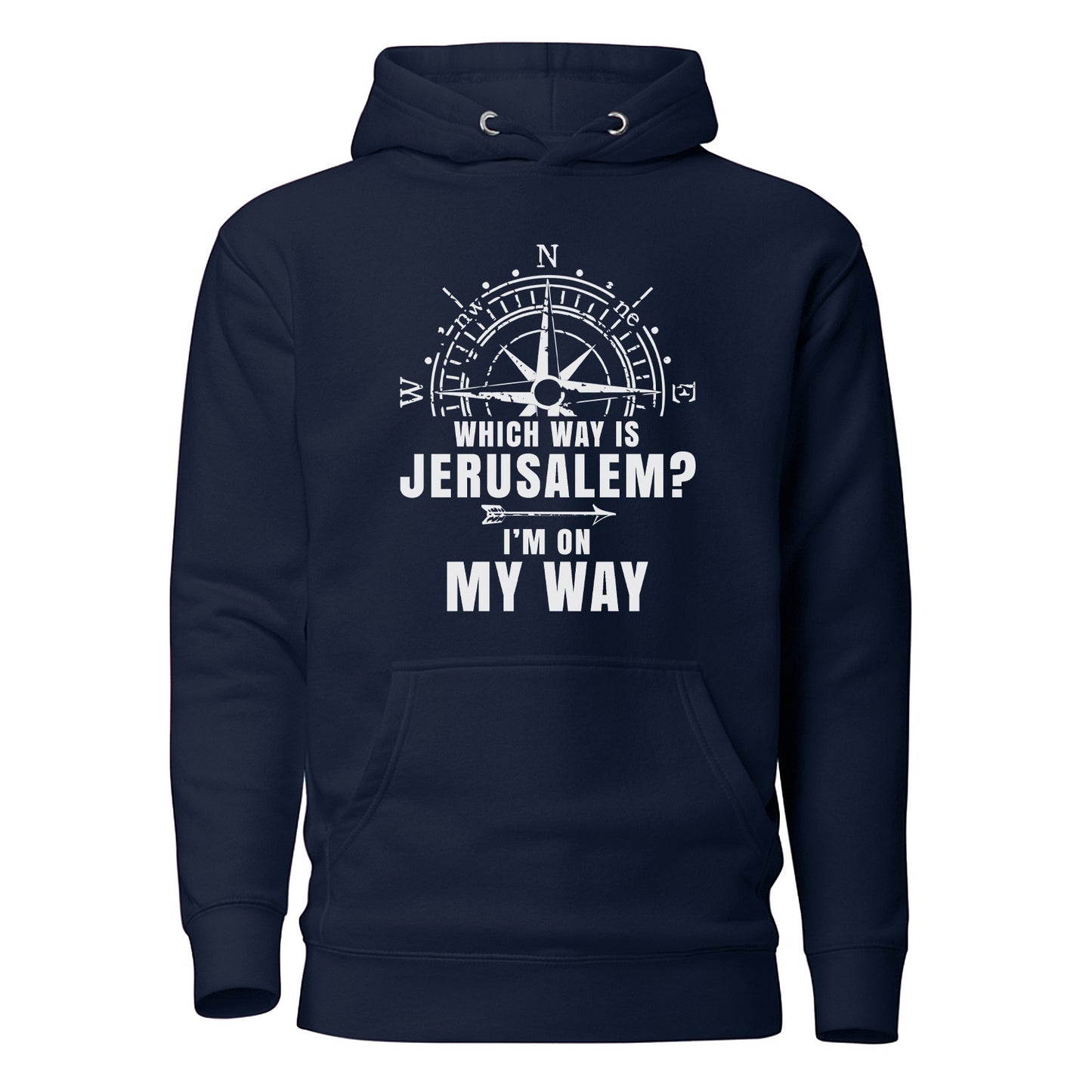 "Which Way is Jerusalem?" Hoodie