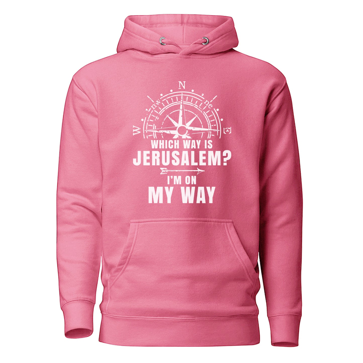 "Which Way is Jerusalem?" Hoodie