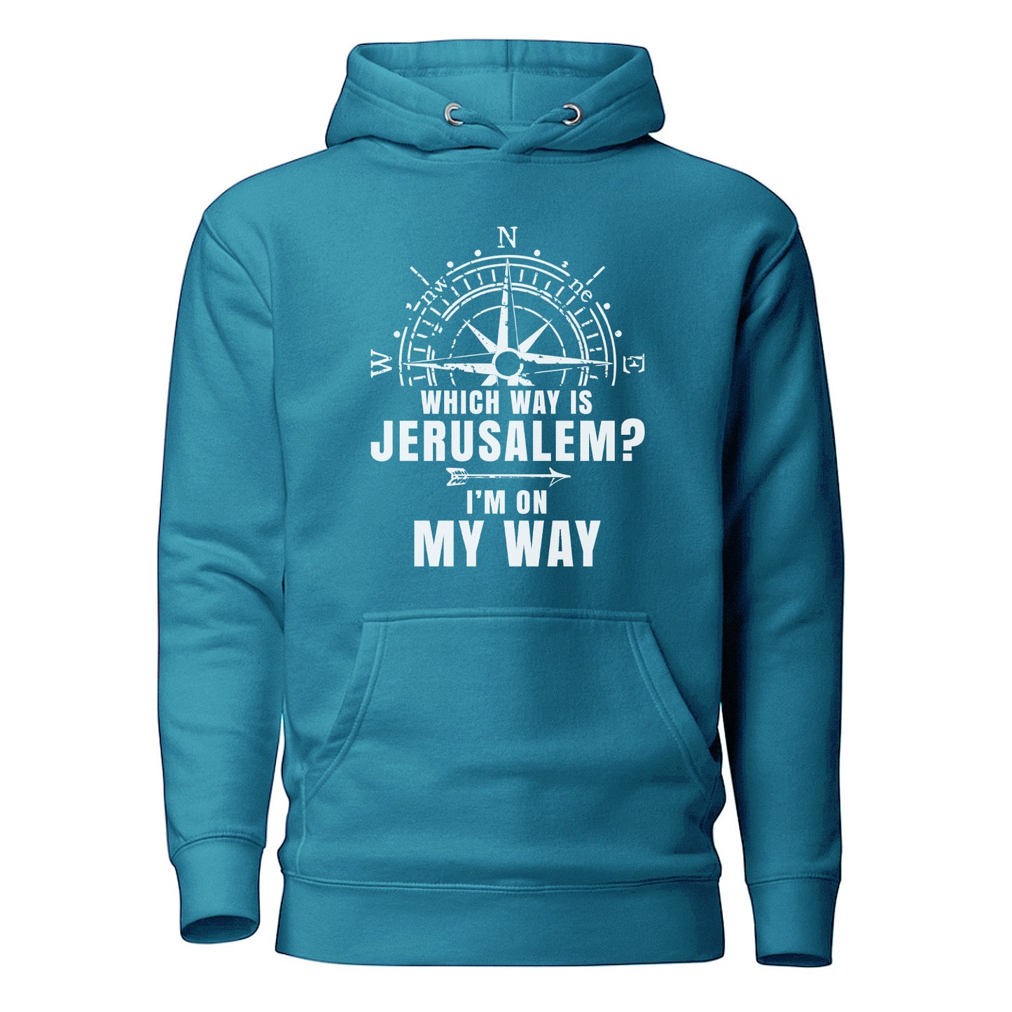 "Which Way is Jerusalem?" Hoodie